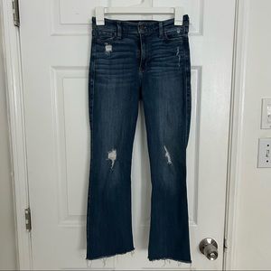hollister high rise straight jean